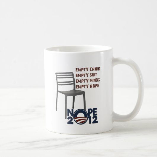 Mug Chaise vide, Obama vide (Droite)