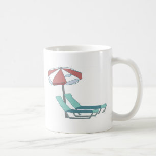 Mug Chaises de piscine et parasol