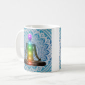Mug Chakras, Mandala, Spirituel, Chakras (Devant gauche)