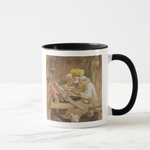 Mug Châles de cachemire : Tissage, 1863 (chromolitho)