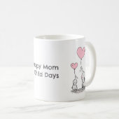 Mug Chaleur douce et amour Deux éléphant (Devant droit)