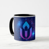 Mug Chaleur d'universalisme unitaire Galaxy (Devant gauche)