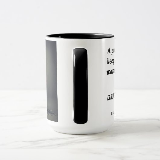 Mug Chaleur et chaud et flou (Poignée)