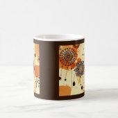 Mug Chaleur Floral Mandala Rustique Boho d'automne (Centre)