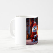 Mug Chaleur hivernale - Conception confortable de la M (Devant gauche)