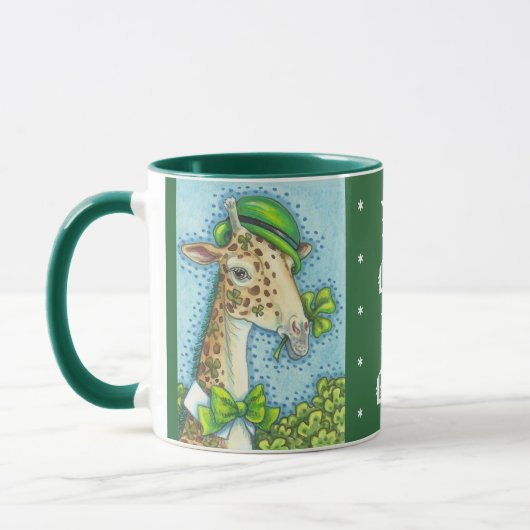 MUG CHALEUREUX GIRAFFE IRLANDAIS, ST. PATRICK'S DAY MU (Gauche)
