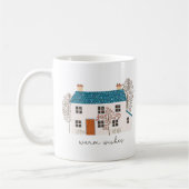 Mug Chaleureux souhaits Cosy Maison de vacances Noël (Gauche)