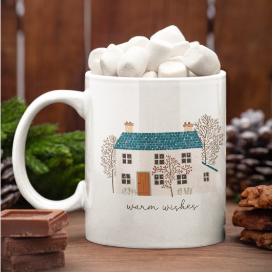 Mug Chaleureux souhaits Cosy Maison de vacances Noël