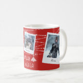 Mug Challah Days La La La Christmas + Hanoukka Photo (Devant droit)