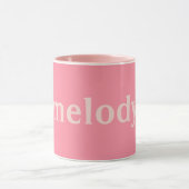 Mug Chambre moderne rose nom  (Centre)