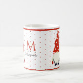 Mug Chambres Monogram Rouge et Blanc Gnome (Centre)