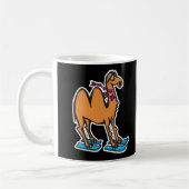 Mug chameau drôle sur des skis (Gauche)