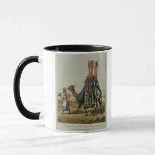 Mug Chameau transportant une jeune mariée à son mari