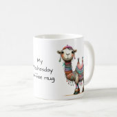 Mug Chameau Whimsical Mercredi Jour de la Humpe (Devant droit)