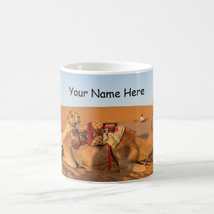 Mug Chameaux dans le désert d'Oman
