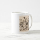 Mug Chameaux Marchant Habillés En Costume (Devant droit)