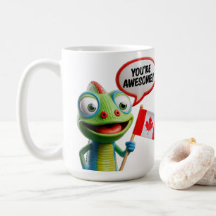 Mug Chameleon Canadien Vous êtes génial