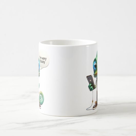 Mug Chameleon dans une Cravate (Centre)