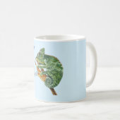 Mug Chameleon Jazz Saxophone Musique Nom personnalisé (Devant droit)