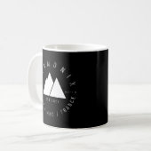 Mug Chamonix Valley Mont Blanc France Ski Snowboard (Devant gauche)