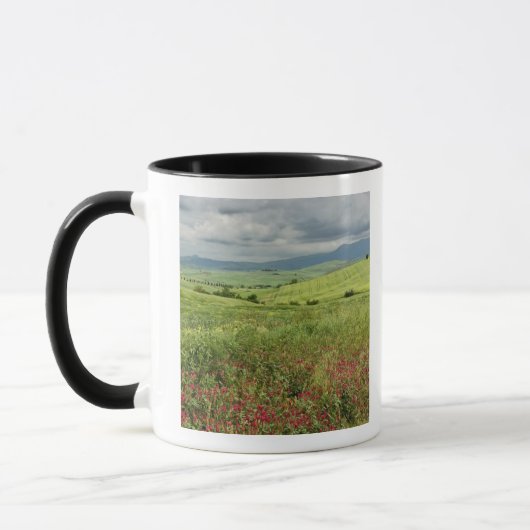 Mug Champ agricole, région de Toscane, Italie. (Gauche)