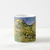 Mug Champ avec piles de blé par Vincent van Gogh (Centre)