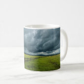Mug Champ avec une clôture en bois (Devant droit)