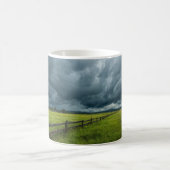Mug Champ avec une clôture en bois (Centre)