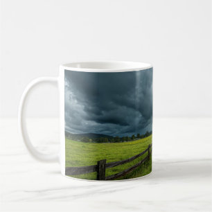 Mug Champ avec une clôture en bois