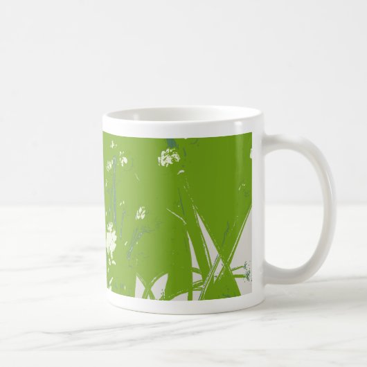 Mug champ camomille vert (Droite)