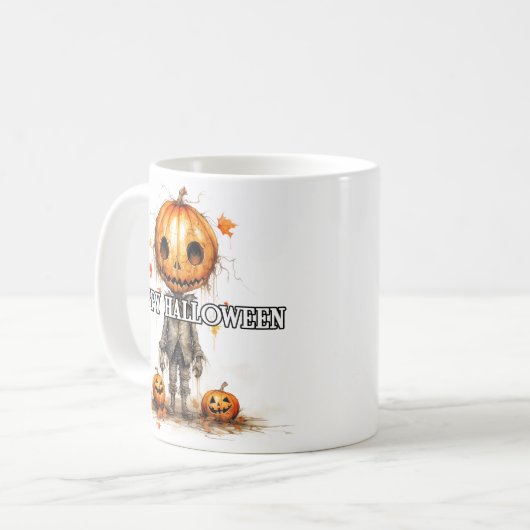 Mug Champ citrouille | Bonne Halloween (Devant gauche)