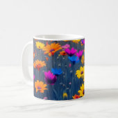 Mug Champ Coloré De Fleurs (Devant gauche)