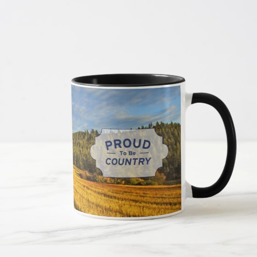 Mug Champ de blé après récolte (Droite)