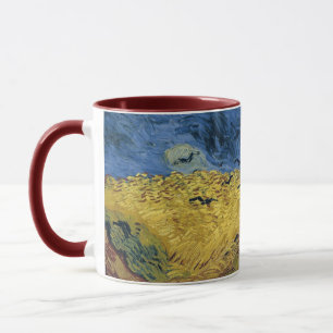 Mug Champ de blé avec corbeaux de Vincent van Gogh (18