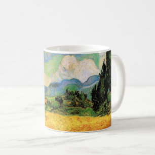 Mug Champ de blé avec cyprès de Van Gogh à Haute Galli