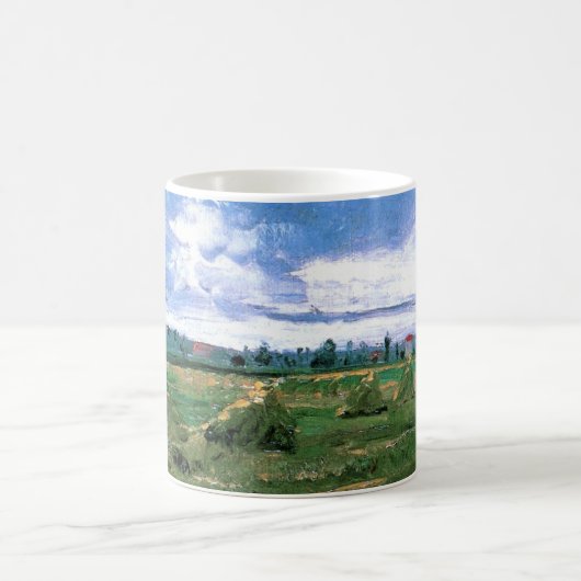 Mug Champ de blé avec meules de Vincent van Gogh (Centre)