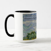 Mug Champ de blé de Vincent van Gogh avec Cyprès : (Gauche)