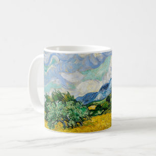 Mug Champ de blé Van Gogh avec Cyprès. Impressionnisme