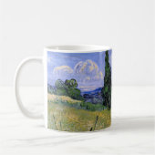 Mug Champ de blé vert avec Cypress par Vincent van Gog (Gauche)