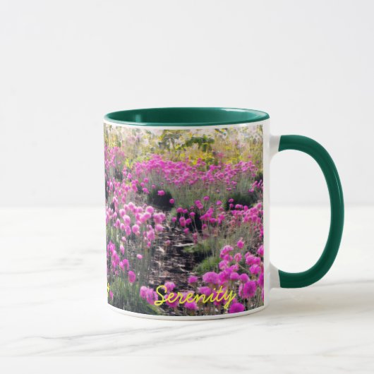 Mug Champ de boue de fleurs (Droite)