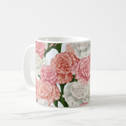 Mug Champ de carnation (Devant gauche)