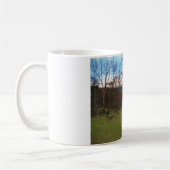Mug Champ de cerf et un SunSet rose (Gauche)