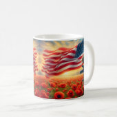 Mug Champ de coquelicots commémoratif (Devant droit)