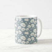 Mug Champ de crèmes sur le bleu (Devant droit)
