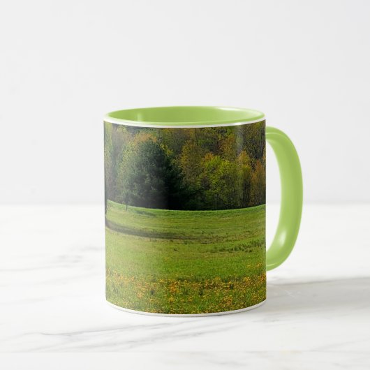 Mug Champ de fleurs (Devant droit)