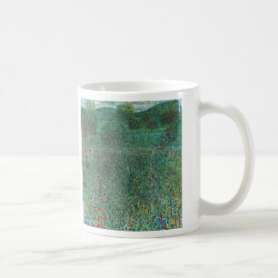 Mug Champ de fleurs à Litzlberg Klimt, paysage vintage