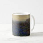 Mug Champ de fleurs de bleuets (paysage rural) (Devant droit)