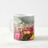 Mug Champ de fleurs de Dahlia (Devant gauche)