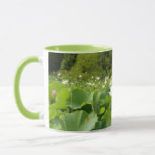 Mug Champ de fleurs de Lotus Jardin d'été (Gauche)