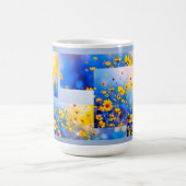 Mug Champ de fleurs moderne (Centre)